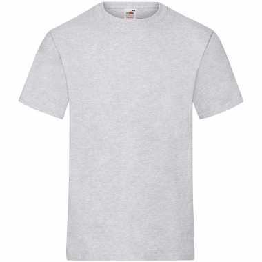 Grijze t shirts ronde hals gr heavy t heren