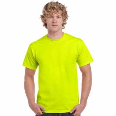 Neon geel kleurige t shirts