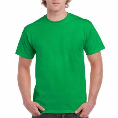 Set stuks fel groene katoenen shirts heren, maat: xl (/)