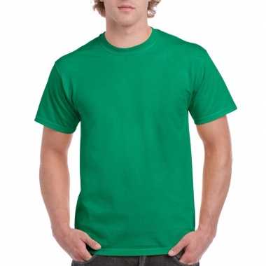 Set stuks groene katoenen shirts heren, maat: l (/)