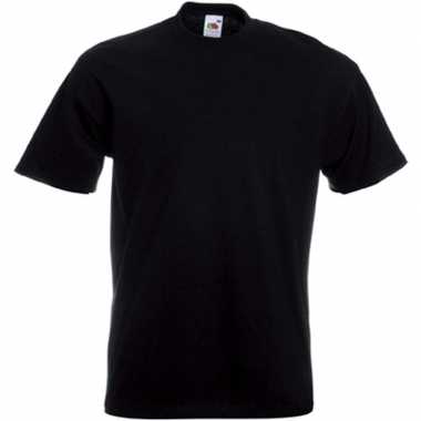 Set stuks grote maten basic zwart t shirts heren, maat: xl (/)