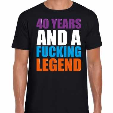 Year legend / jaar legende cadeau t shirt zwart heren