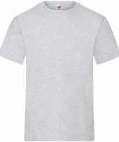 Grijze t-shirts ronde hals gr heavy t heren