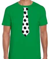 Groen supporter t-shirt voetbal stropdas ek wk heren