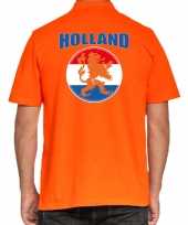 Grote maten oranje poloshirt holland oranje leeuw holland nederland supporter ek wk here