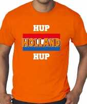 Grote maten oranje t-shirt holland nederland supporter hup holland hup ek wk heren