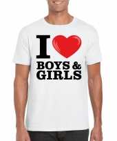 I love boys girls t-shirt wit heren