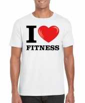 I love fitness t-shirt wit heren