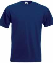 Set stuks grote maten basic navy blauw t-shirts heren maat xl 10226512