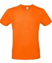 Set stuks oranje koningsdag of supporter t-shirt ronde hals heren maat s 10295983