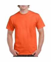 Set stuks voordelige oranje t-shirts maat xl 10215929