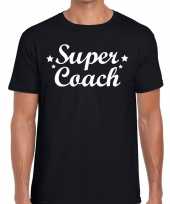 Super coach cadeau t-shirt zwart heren