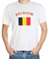 Wit t-shirt belgie heren