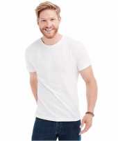 Wit t shirt ronde hals