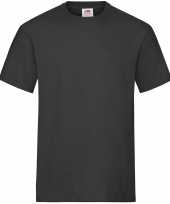 Zwarte t shirts ronde hals gr heavy t heren